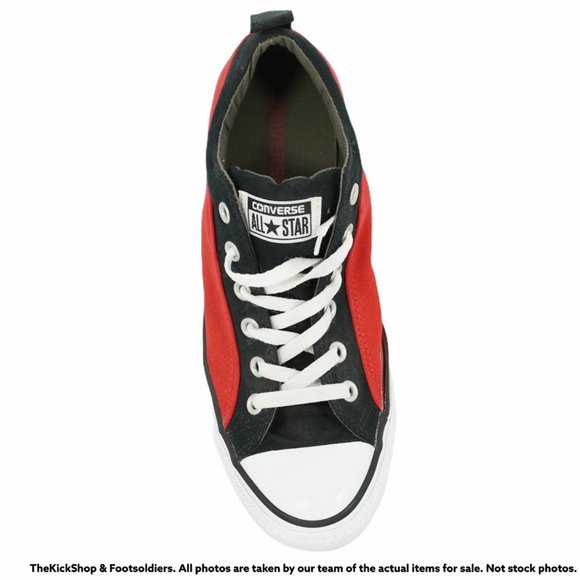 CONVERSE CT TORQUE OX RED BLACK 144647C MEN'S SNEAKERS - Picture 2 of 5